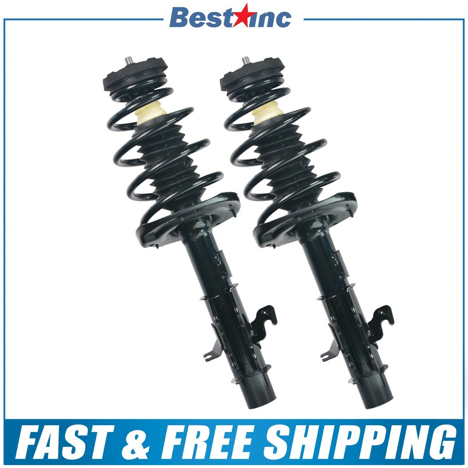 Front Pair (2) Complete Strut Assembly For 2010-2012 Chevrolet Camaro
