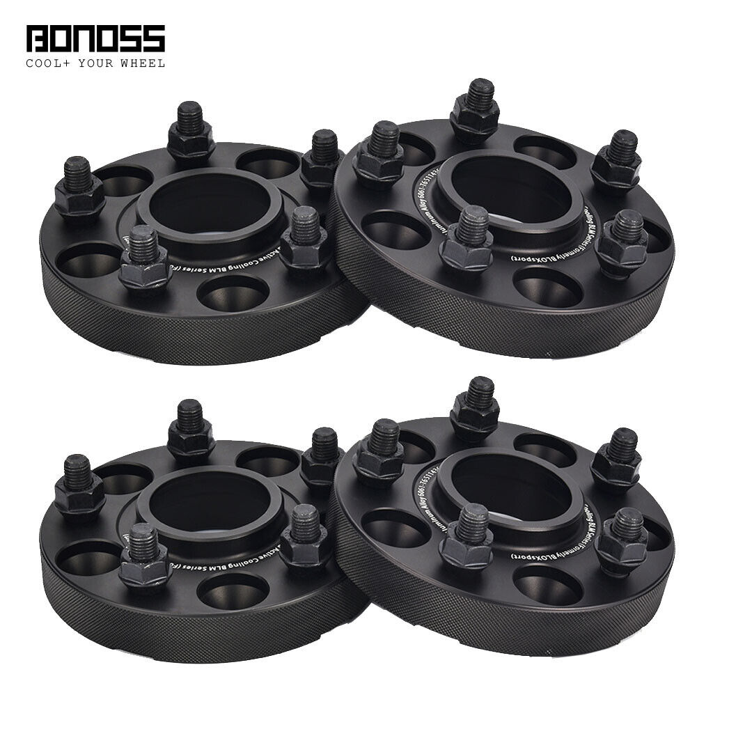4Pc 25mm 1 inch Hubcentric 5x4.5 Wheel Spacers for Honda Accord Civic S2K Acura