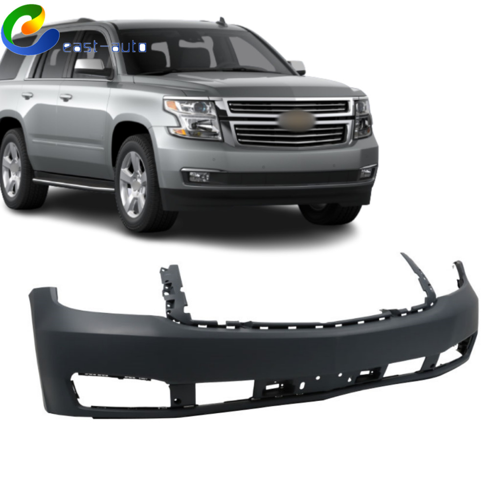 For 2015-2020 Chevy Chevrolet Tahoe Front Bumper Cover Without Sensor Holes