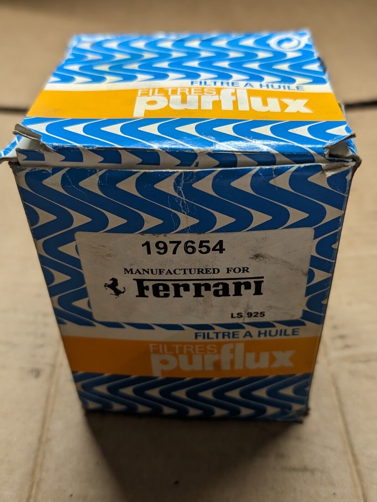 Ferrari Oil Filter 197654 - F355, 348, 360, F50, Mondial T Purflux