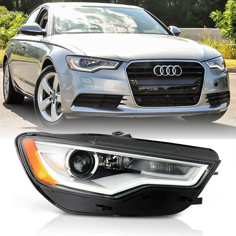 For 12-15 Audi A6/S6 Passenger Side Xenon D3S HID Headlight Non-AFS Right Lamp