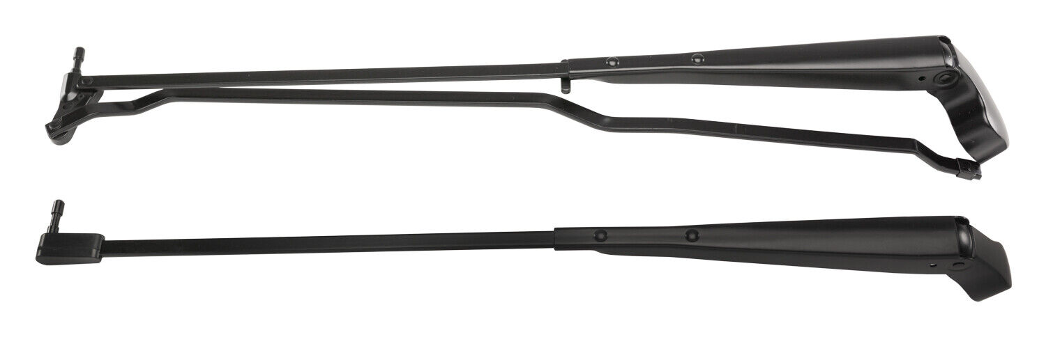 70-81 Camaro Firebird Windshield Wiper Arms Set Pair BLACK Concealed Hidden