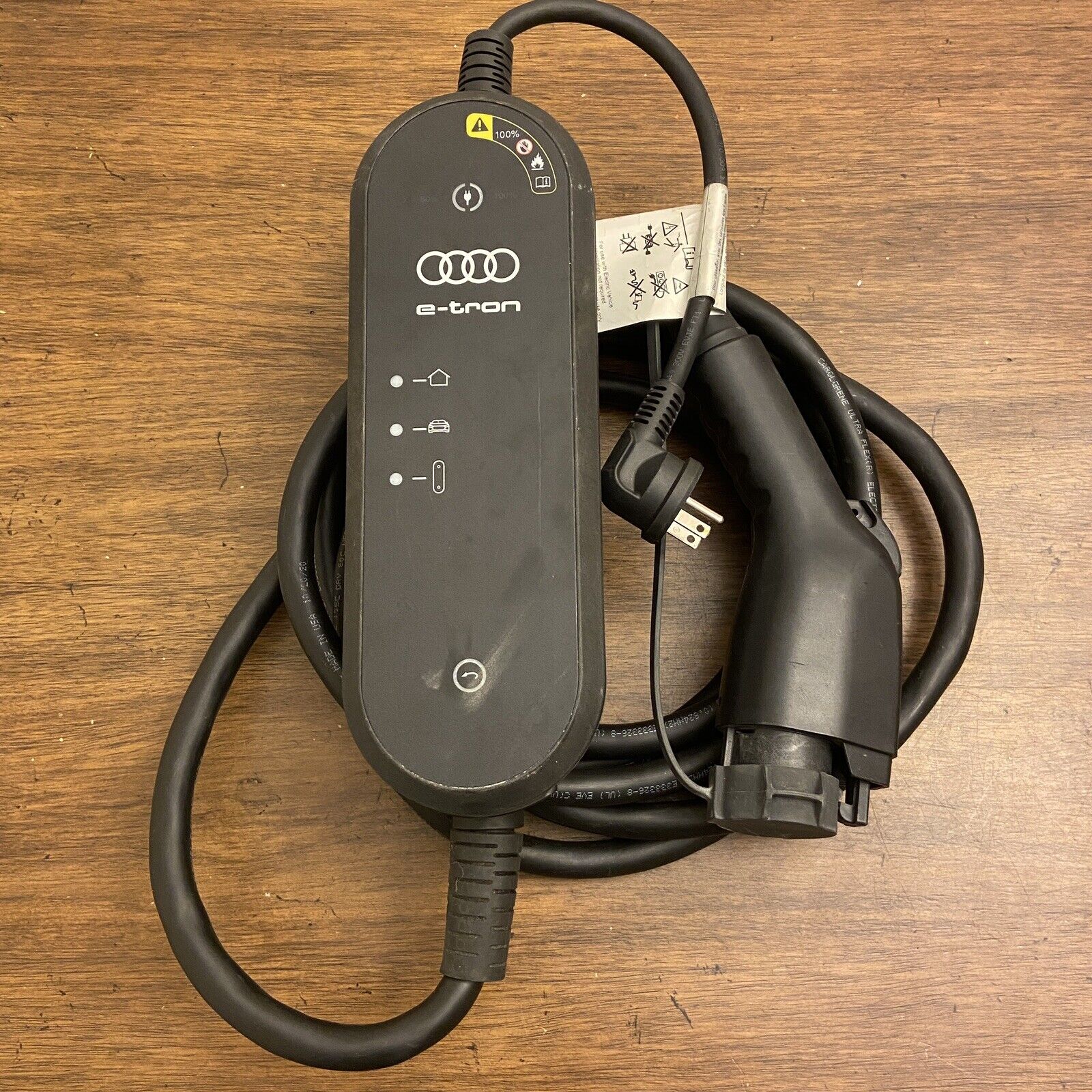 Audi e tron Charger EV PHEV Universal Charging station w/ NEMA 5-15 120v adapter
