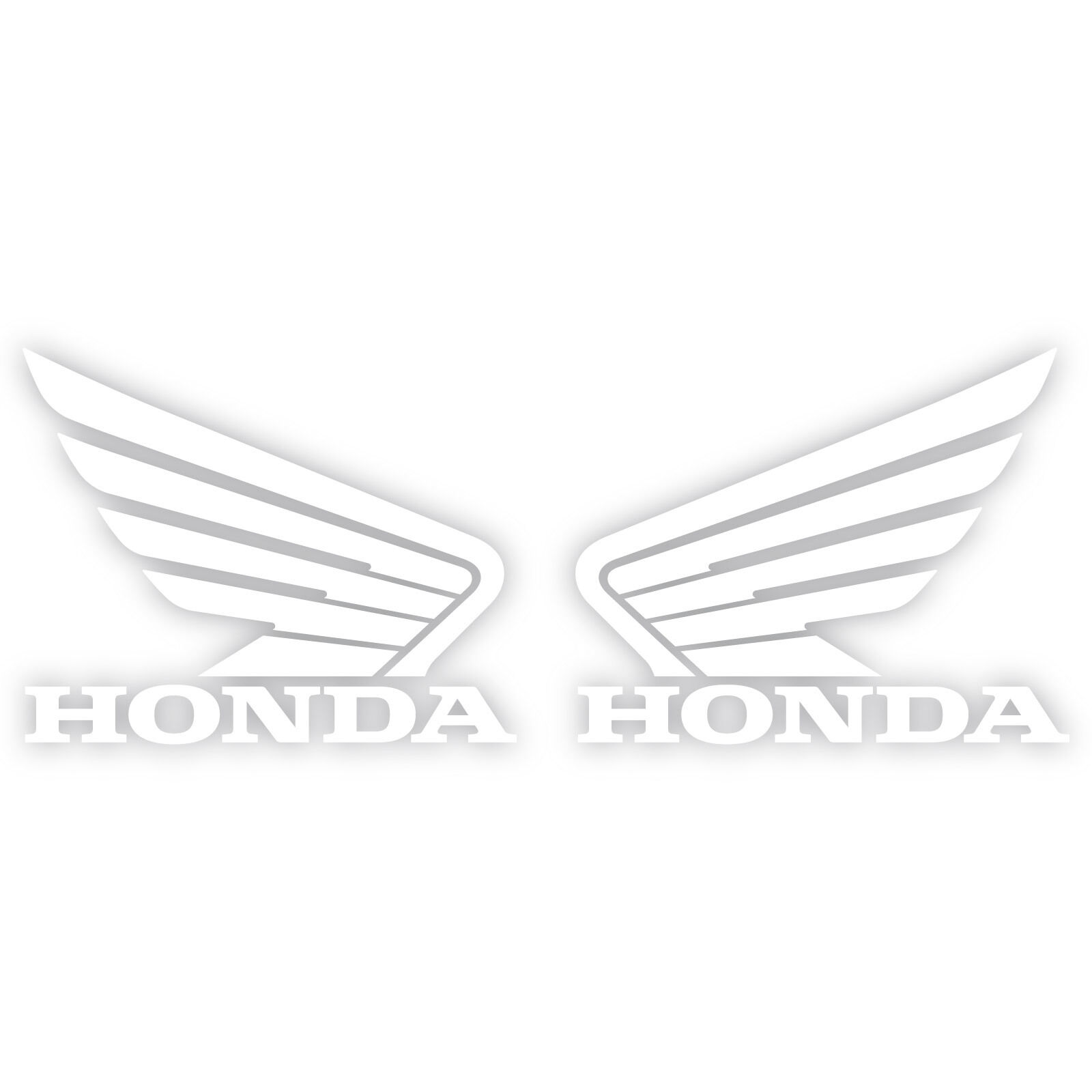 2x Honda Motorcycle Wing Logo 6