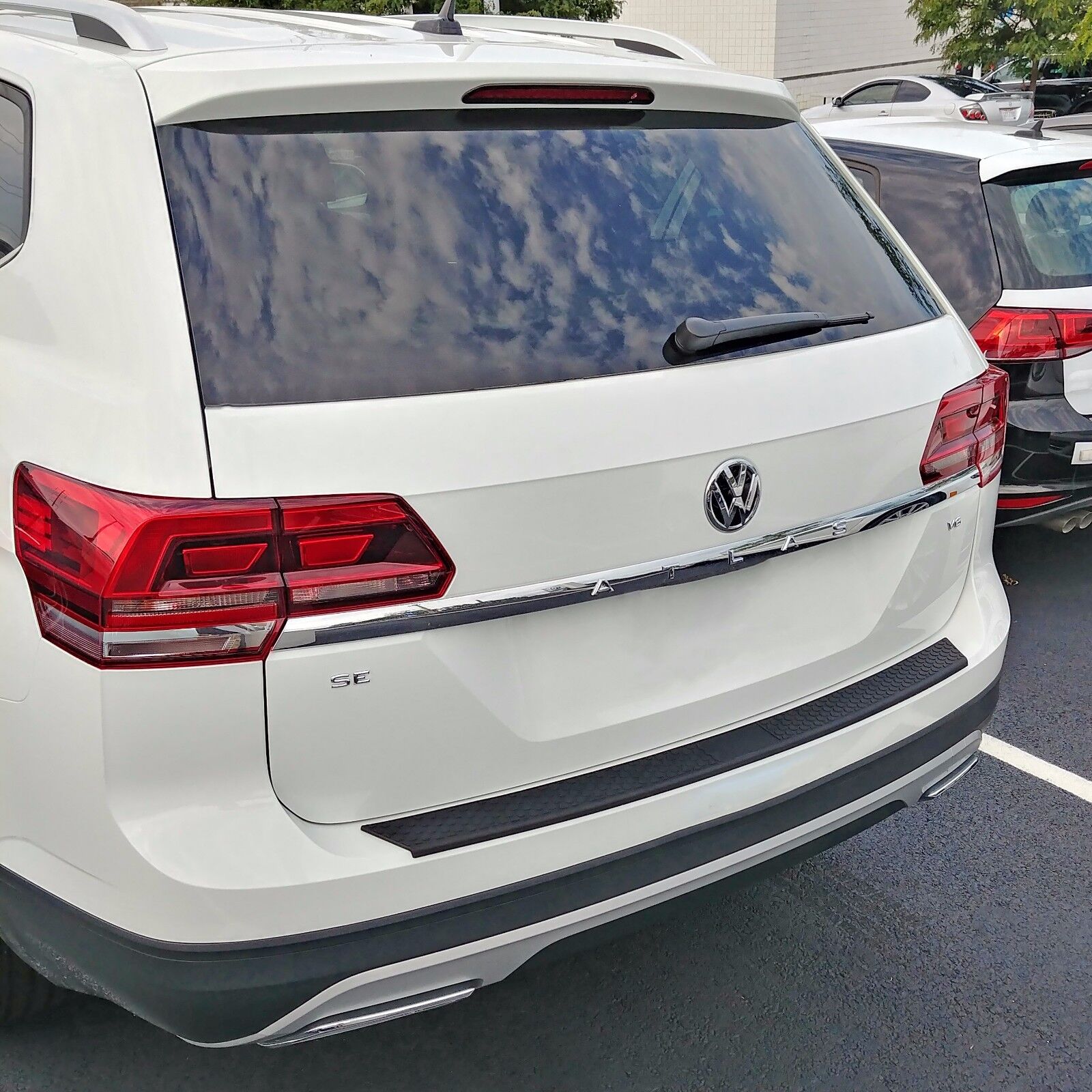 For: Volkswagen Atlas 2018-2024 Rear Bumper Protector #RBP-005