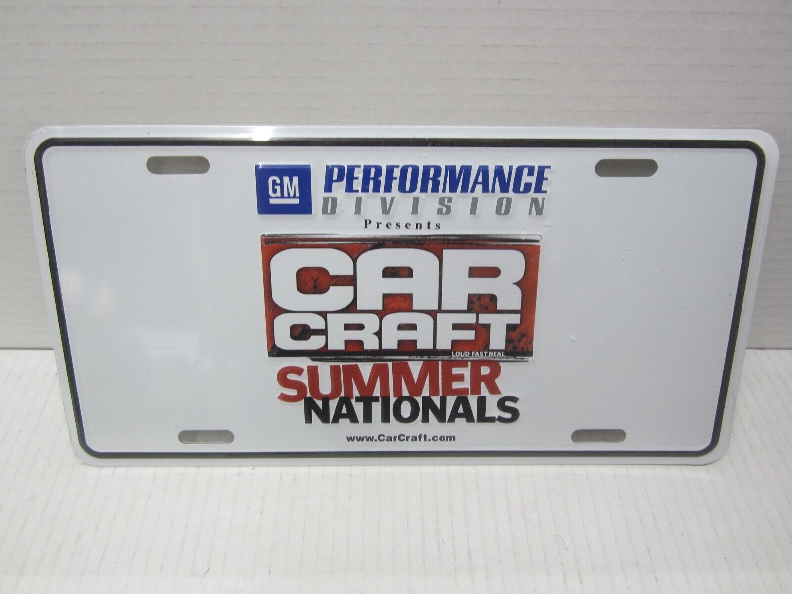 Car Craft Summer Nationals License Plate St. Paul Minnesota GM Performance