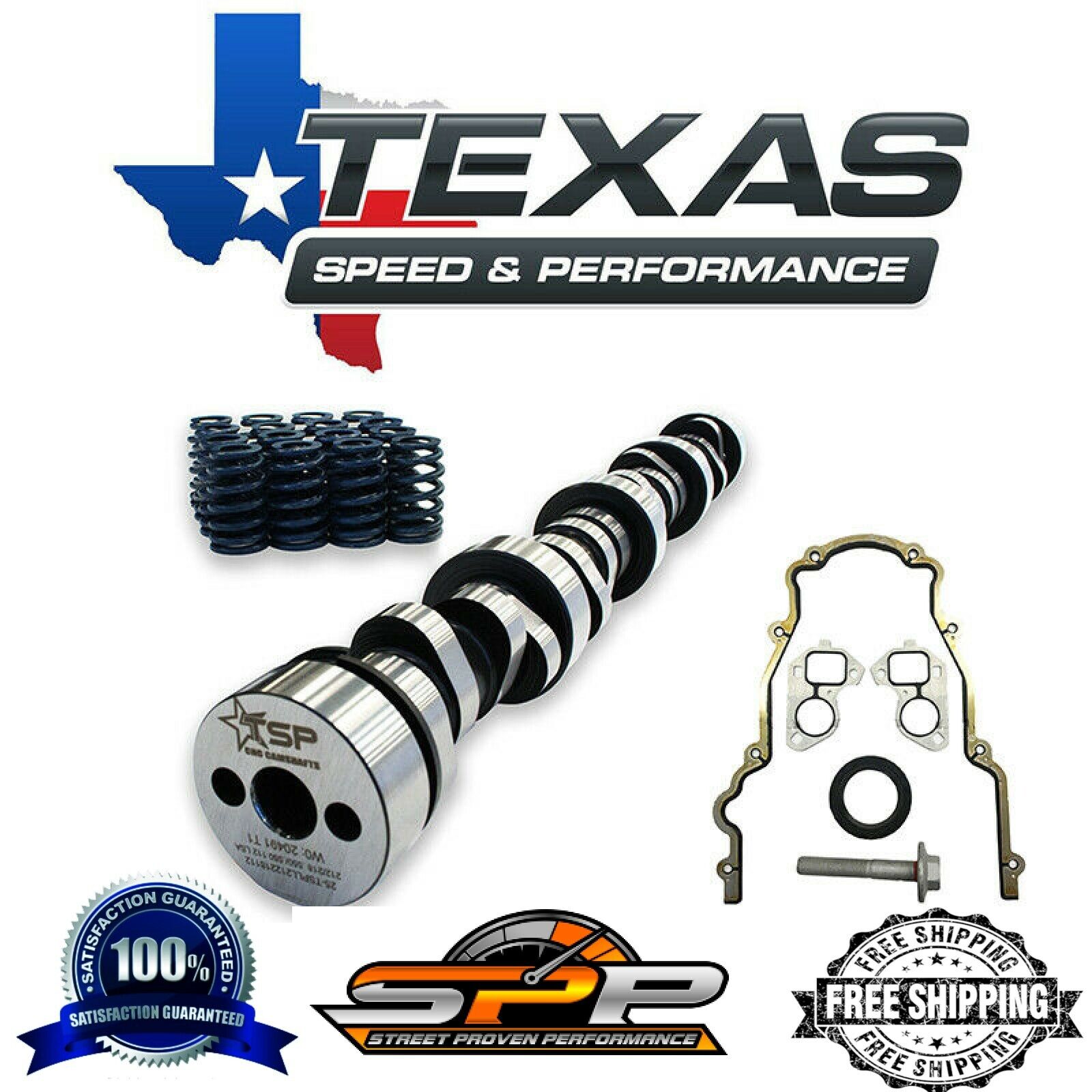 Texas Speed TSP GM Truck Stage 4 Cam Low Lift Camshaft Kit LS 4.8 5.3 6.0 6.2