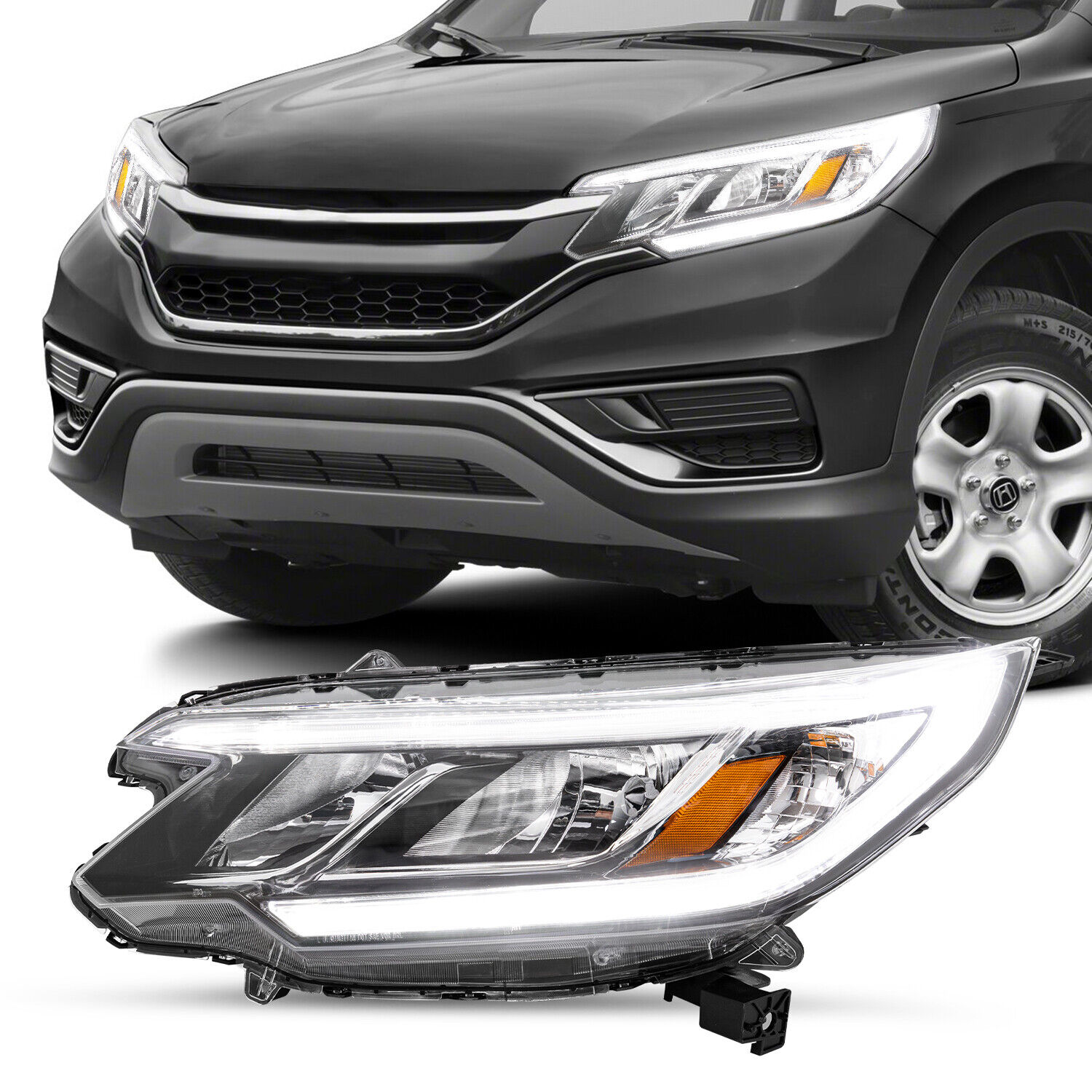 For 2015-2016 Honda CR-V CRV 4Door LED DRL Left Driver Side Headlight Assembly