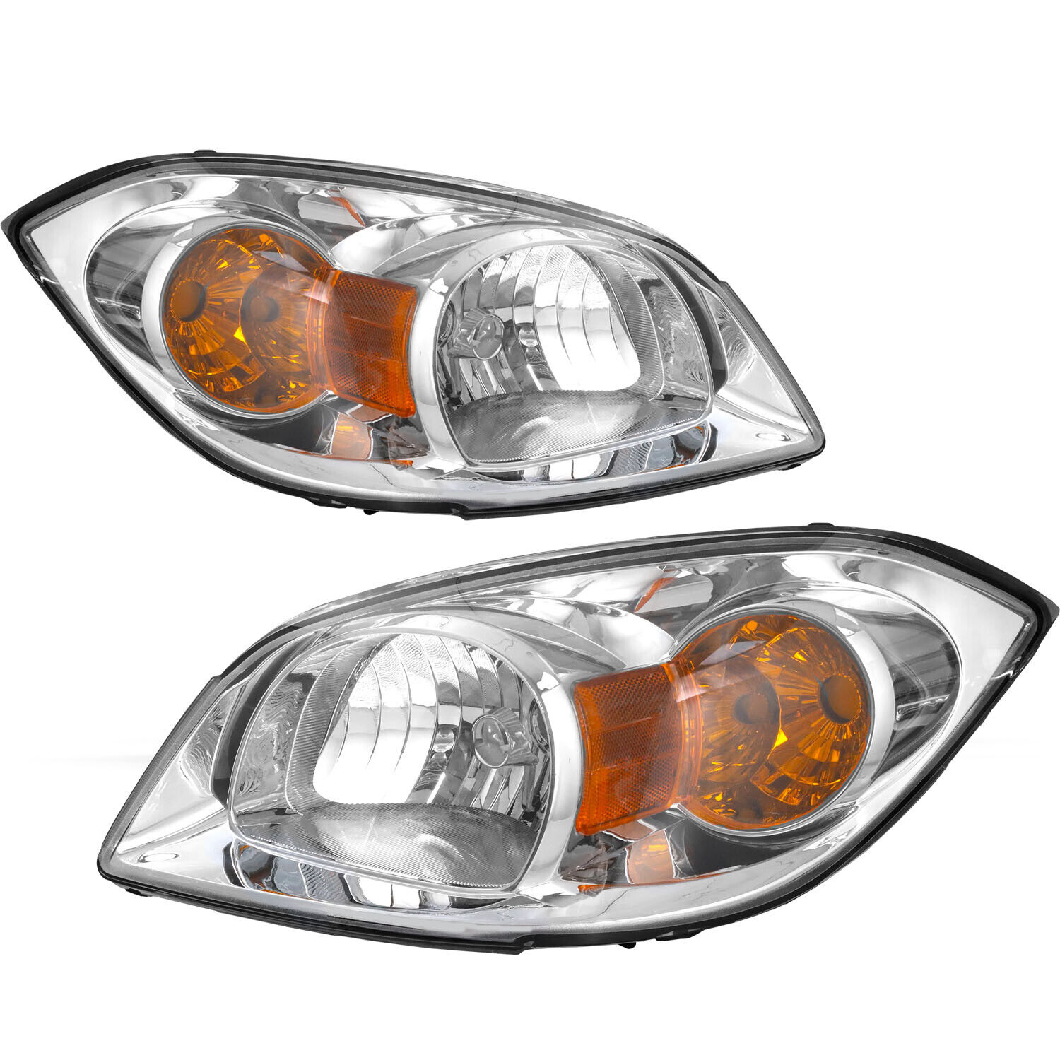 For 05-10 Chevy Cobalt 07-10 Pontiac G5 05-06 Pursuit Headlights Headlamps Sets