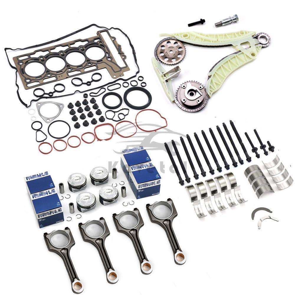 N14 1.6T Engine Rebuild Overhaul Kit & Con Rods & Timing Kit For Mini Cooper S