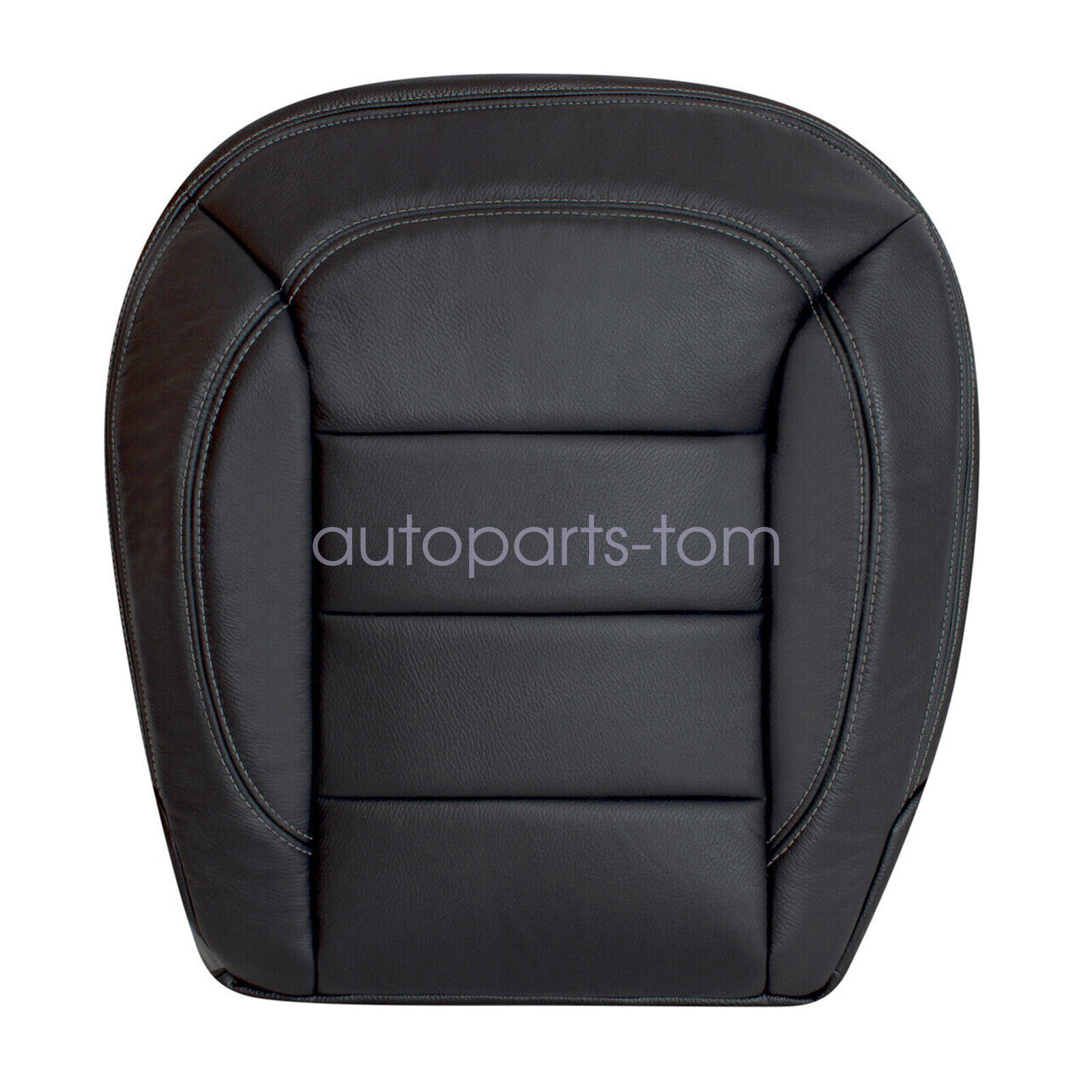 For 12-2015 Mercedes Benz ML350 Driver Passenger Bottom SEAT Cover black / tan