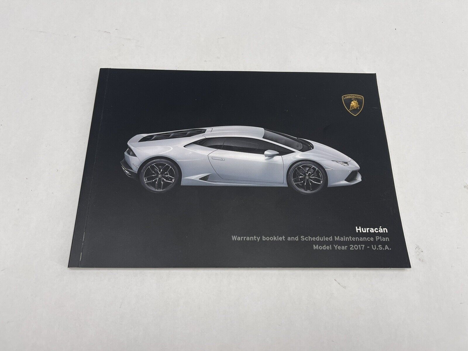 2017 Lamborghini Huracan Book Warranty Maintenance Booklet Manual Guide ‘17
