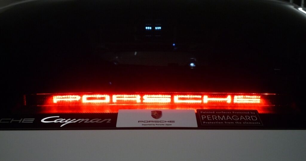 Porsche Cayman S 987c 3rd brake light decal overlay 06 07 08 09 2010 2011 2012