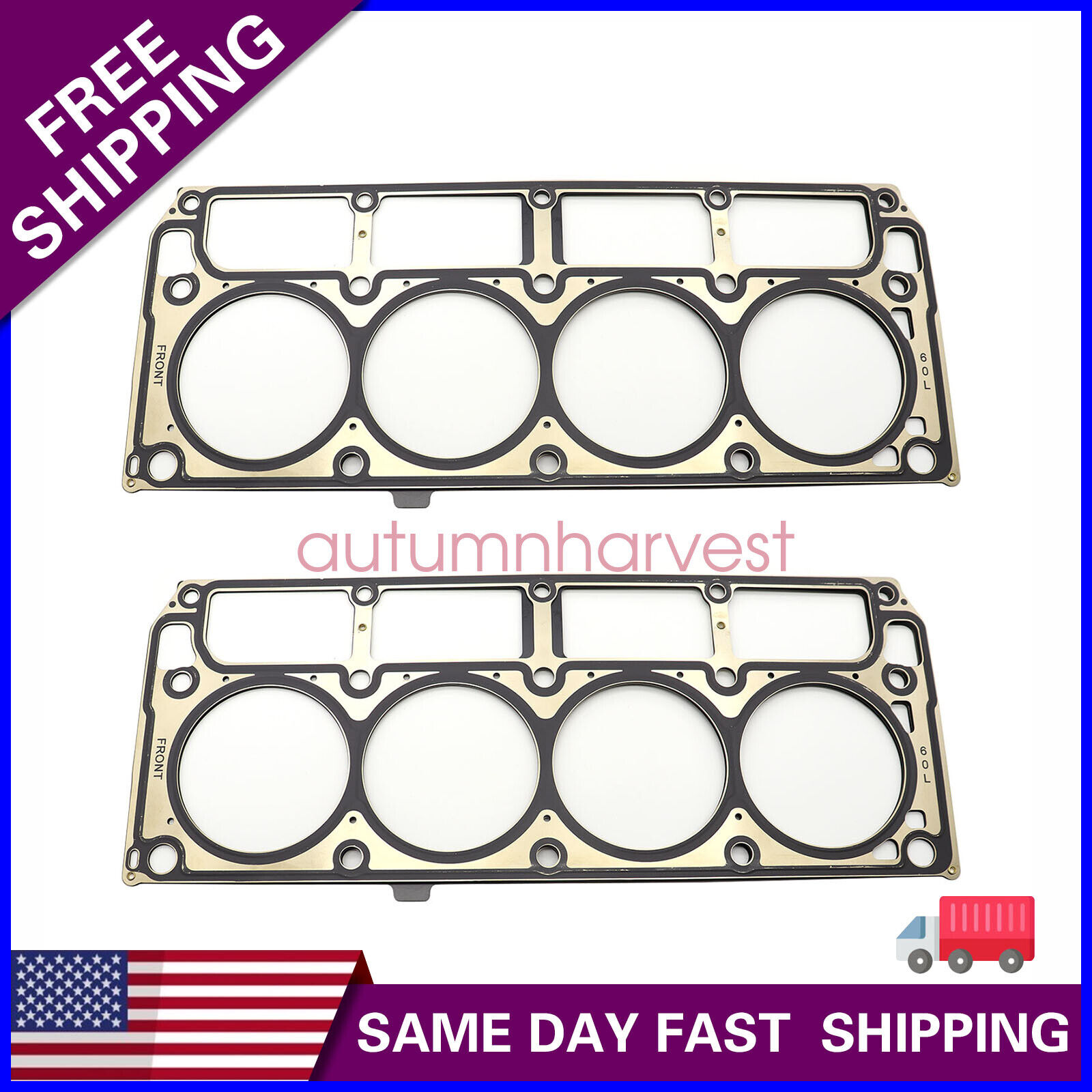 2* LS9 Cylinder Head Gaskets for Chevrolet Corvette Cadillac CTS GM 12622033 US