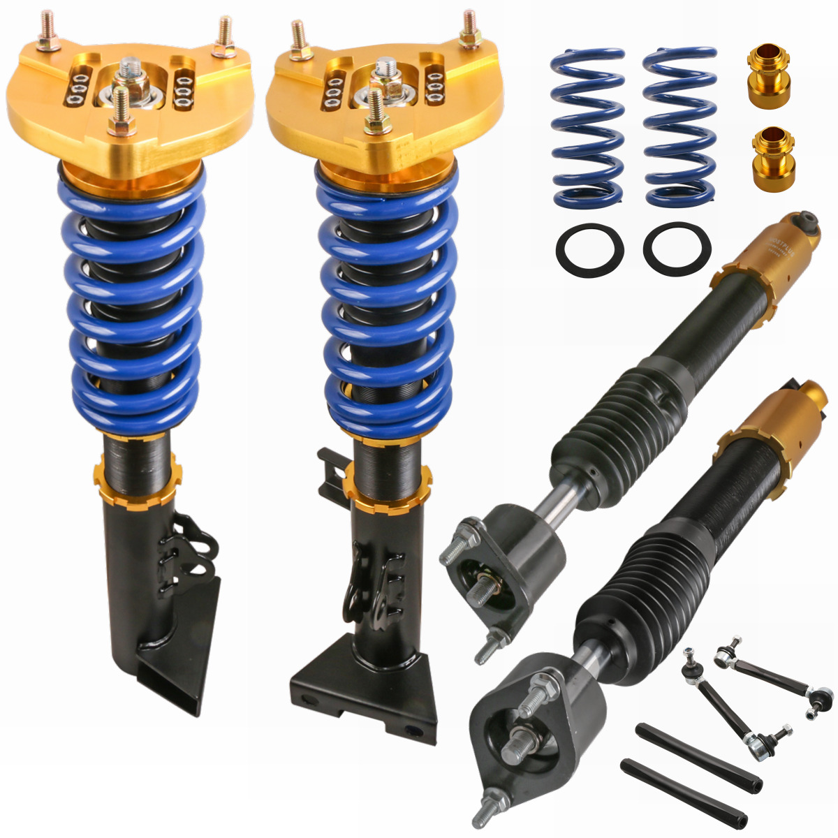 Set(4) Coilovers Struts Assembly For 08-14 Mercedes-Benz C-Class W204 C250 RWD