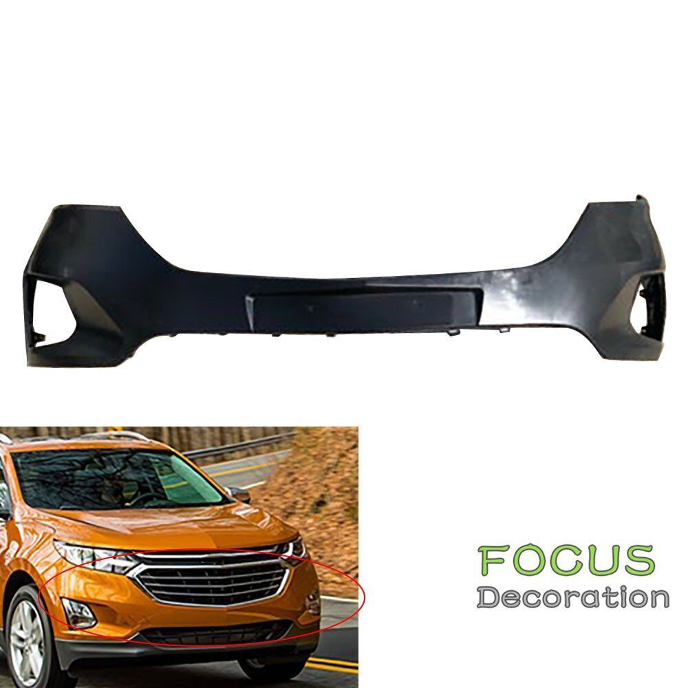 New Primed Front Bumper Cover Upper Fit For 2018 2019 Chevy Chevrolet Equinox