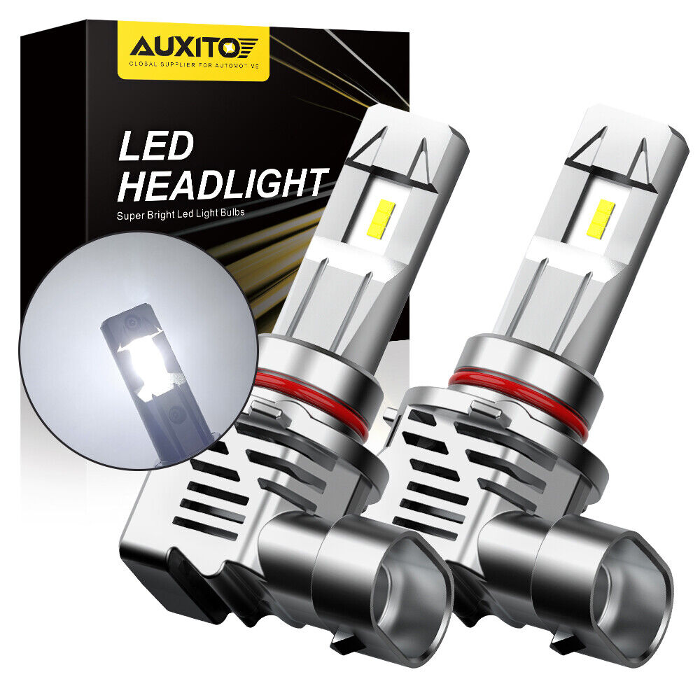 2x AUXITO 9005 LED Headlight Fog Driving DRL Bulb Kit 6500K White 1500W 225000LM