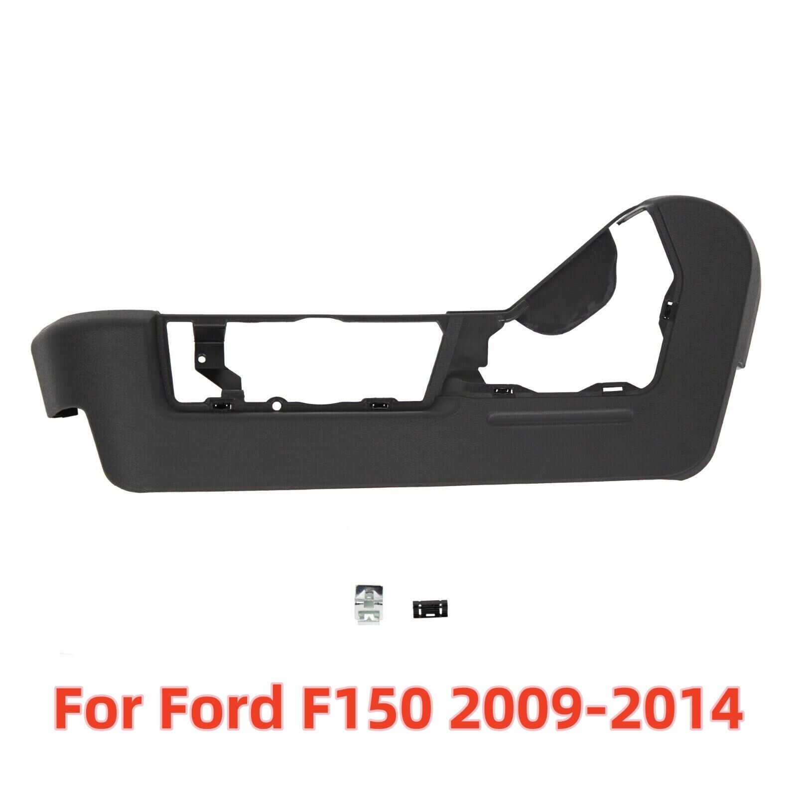For 2009-2014 Ford F150 Seat Cover Trim Panel Bezel Black Drivers Side