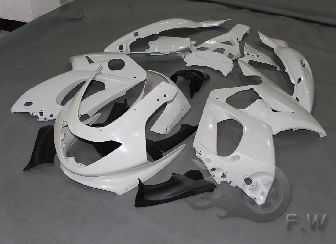 Unpainted White ABS Injection bodywork fairing kit for YAMAHA YZF 600R 1997-2007