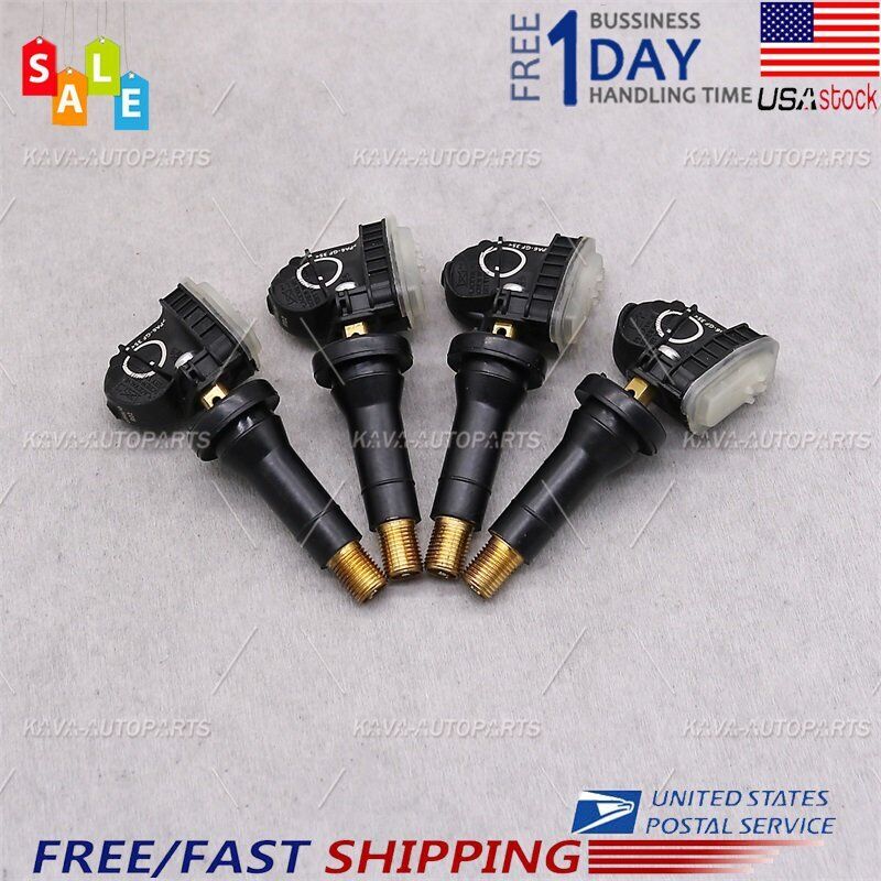 (4) F2GZ-1A189-AB Tire Pressure Sensors For 2015-2019 F-150 Edge Mustang