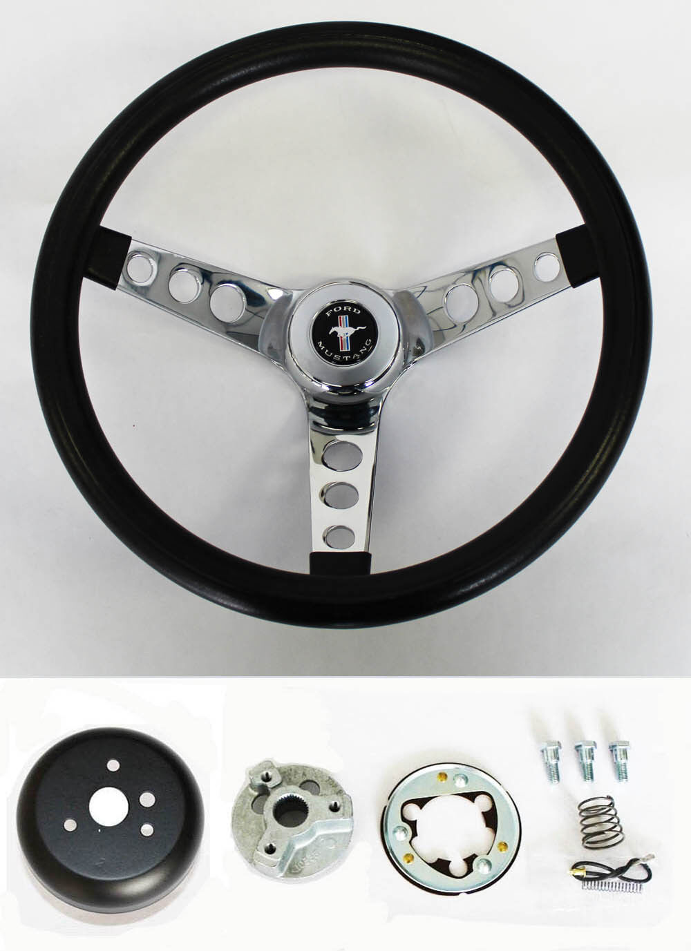 NEW 1965 - 1969 Mustang Black Steering Wheel Grant 13 1/2