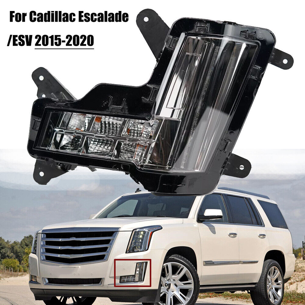 Fog Light Lamp For 2015-2020 Cadillac Escalade/ESV Left Driver W/O Crash Brake