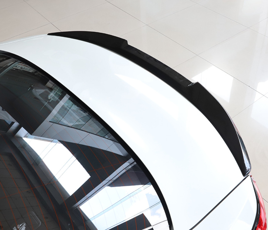 ABS Glossy Black Rear Spoiler Wing Cover Trim For 2020-2023 Toyota Corolla Sedan