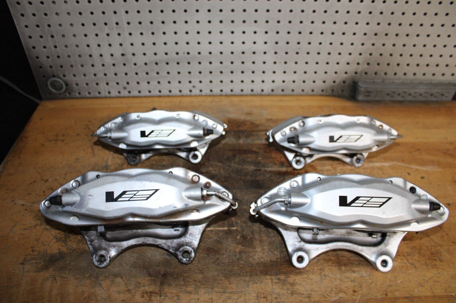 2004-07 Cadillac CTS-V 4 Piston Brembo Front & Rear Calipers w/pins Set of 4 G8
