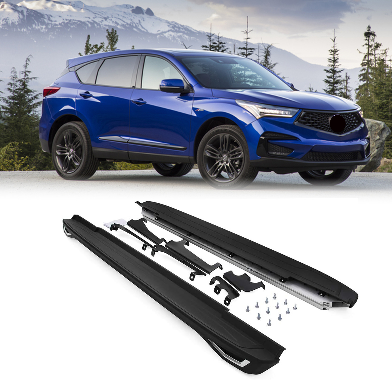 For Acura RDX 2019 2020 2021 2022 2023 2024 Running Board Side Step Nerf Bar 
