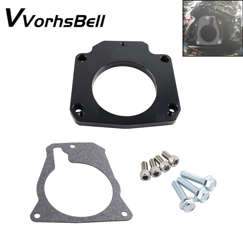 New 4 Bolt to 3 Bolt Throttle Body Adapter w/Gasket for Drive By Wire LS Engine