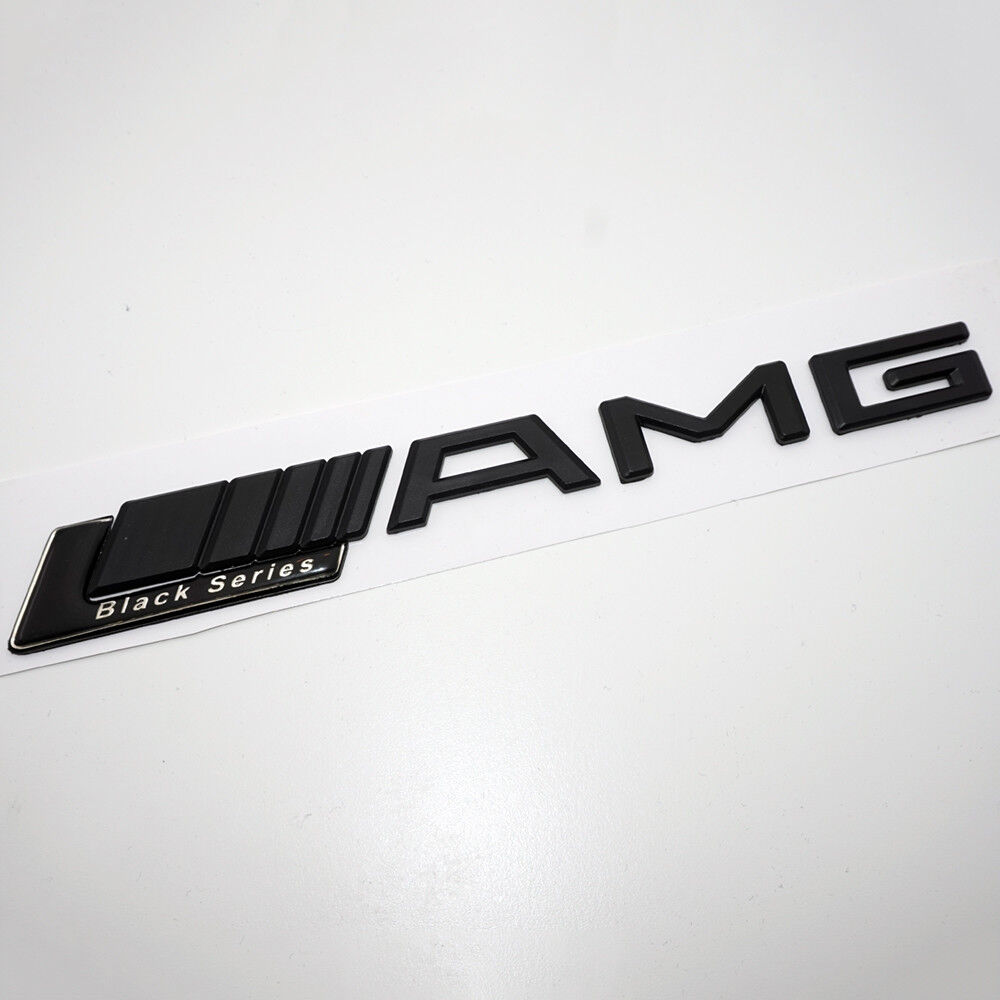AMG Mercedes Benz Black Series Car Sticker Black 3D Emblem Badge Decal
