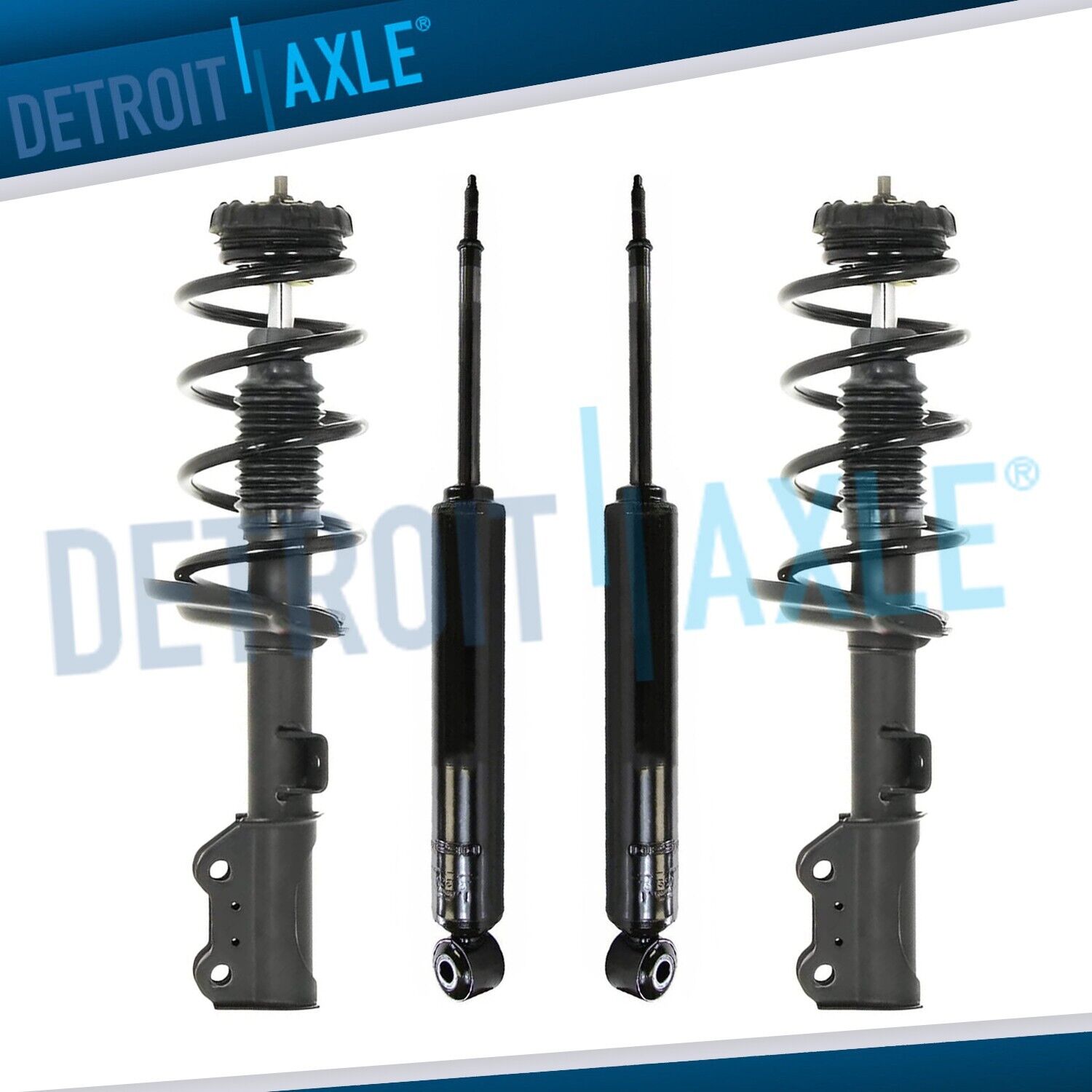 Front Struts w/Coil Spring Rear Shocks Absorbers Kit for 2010-2016 Cadillac SRX