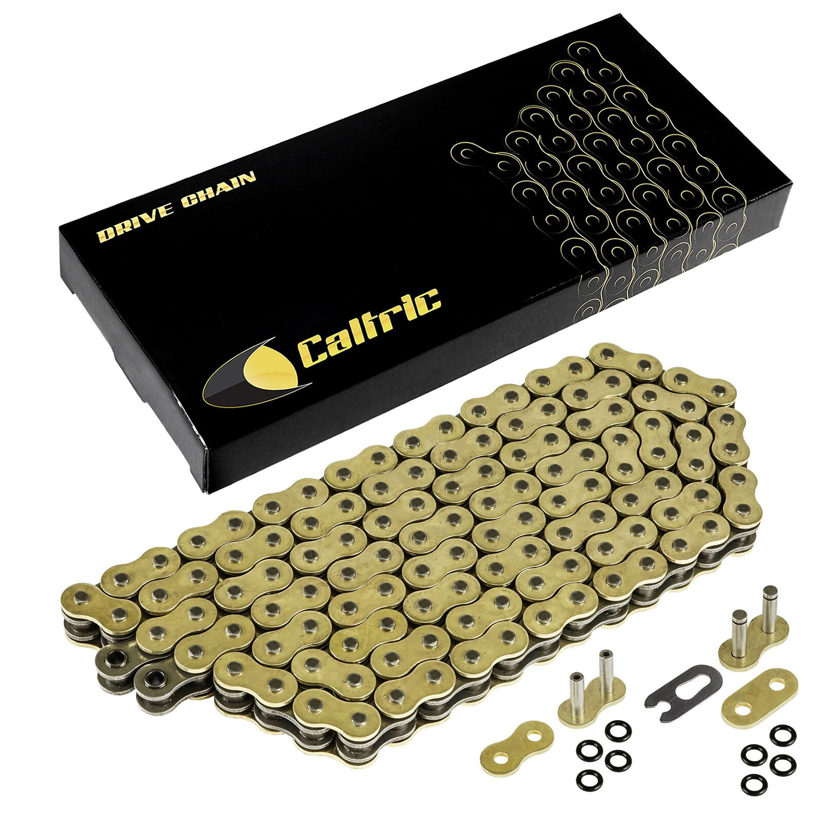 530 X 120 Links Motorcycle Atv Golden O-Ring Drive Chain 530-Pitch 120-Links