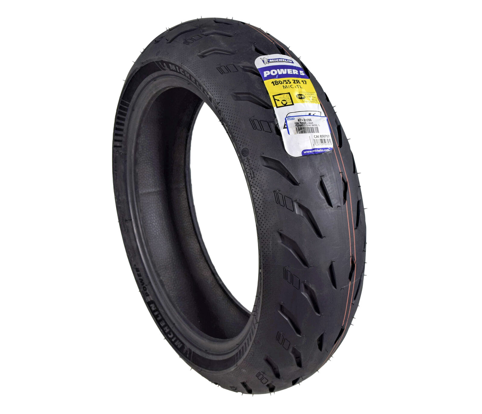 Michelin Pilot Power 5 180/55ZR17 (73W) Rear Radial Motorcycle Tire 180/55-17