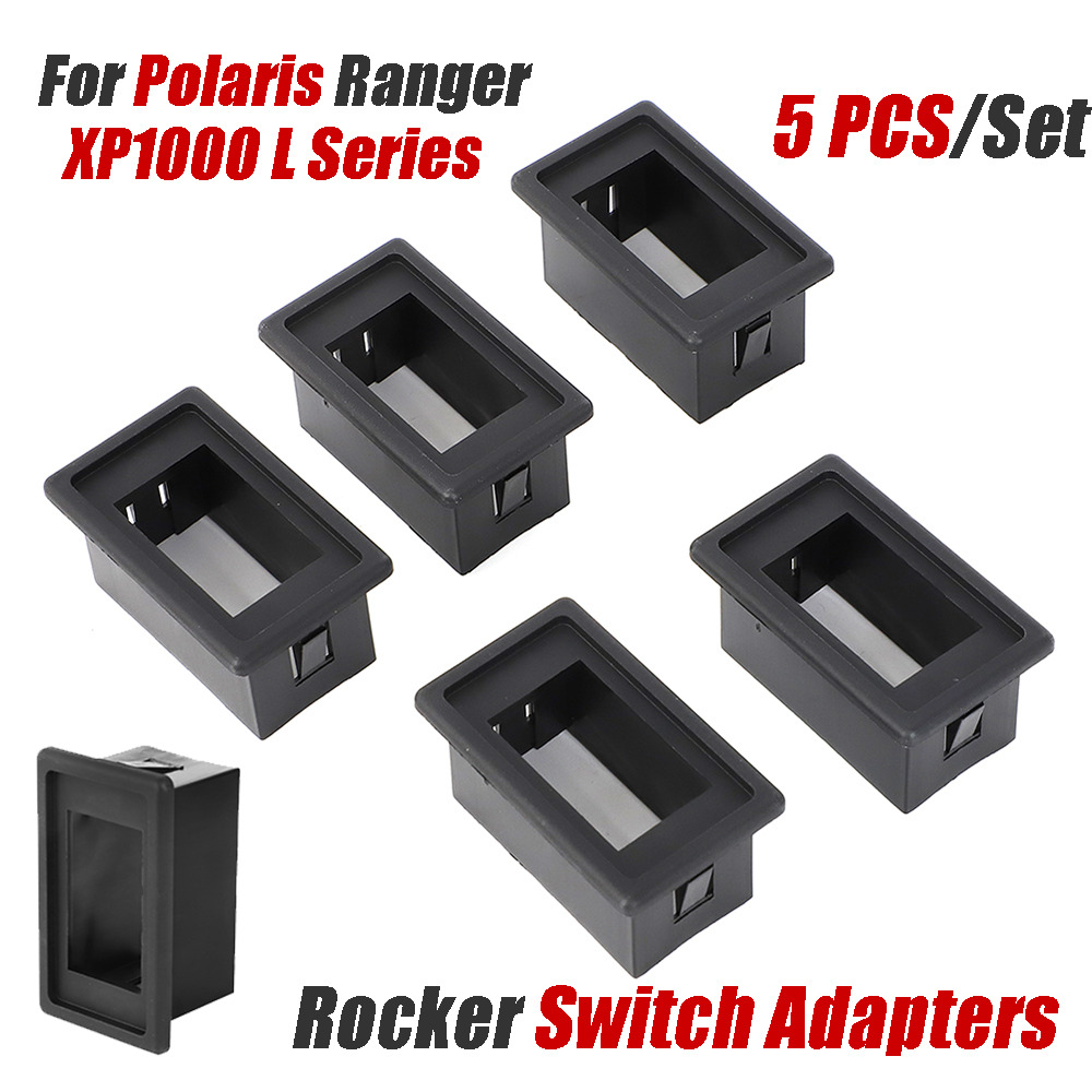 5x Rocker Switch Adapter Set ATV For Polaris Ranger XP1000 L-Series Switches New