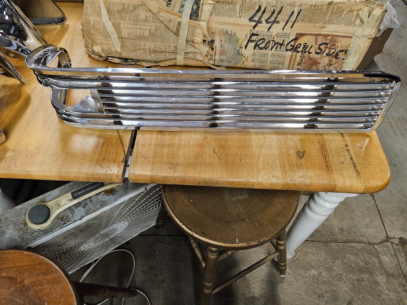 \'58 Edsel grill, both sides, just rechromed, high end show quality
