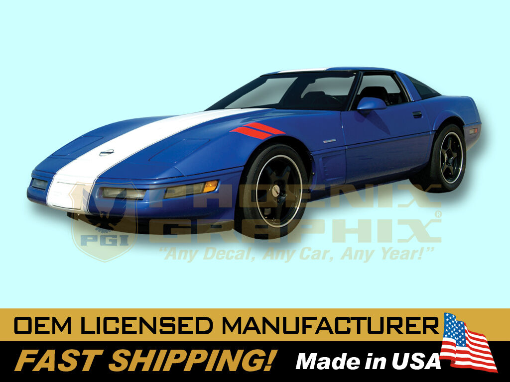 1996 Chevrolet Corvette C4 Grand Sport Decals & Stripes Kit with Hash Marks
