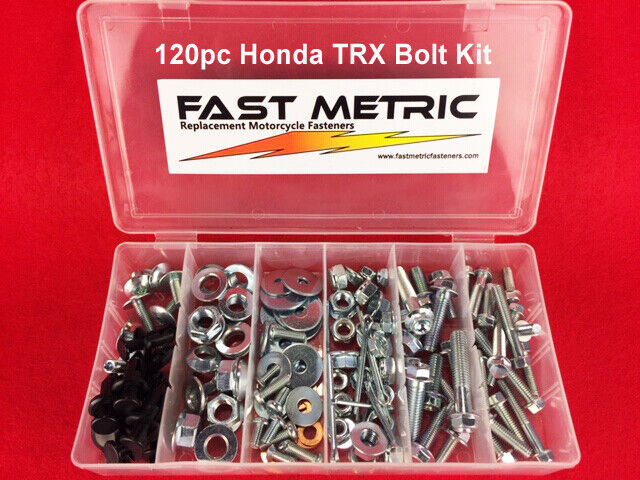 FAST METRIC 120pc Bolt Kit TRX400EX 250EX 250X ATV fender plastics engine frame