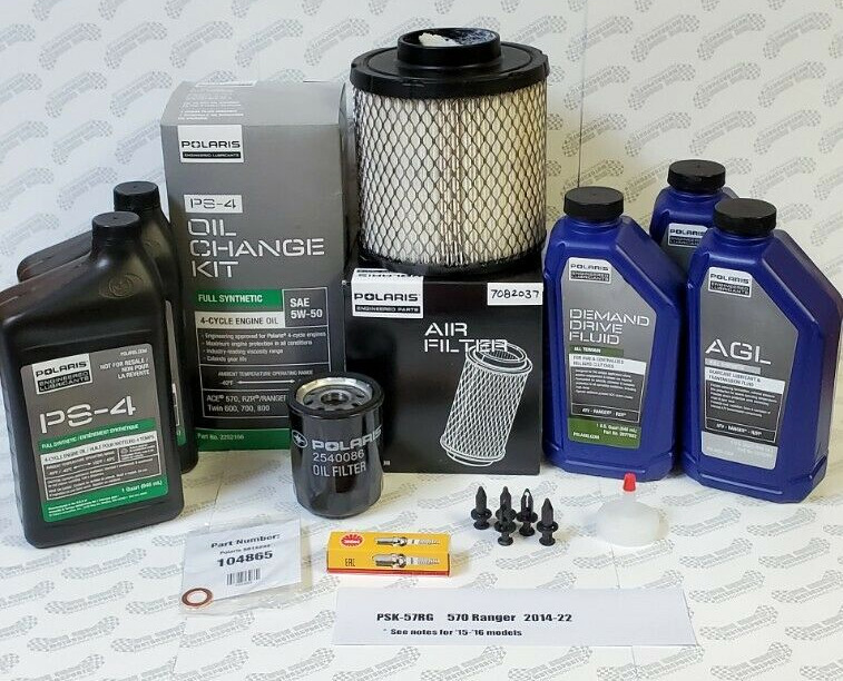 Polaris Ranger 570 Service Kit -Oil Change/Air Filter  2014-2023  PSK-57RG