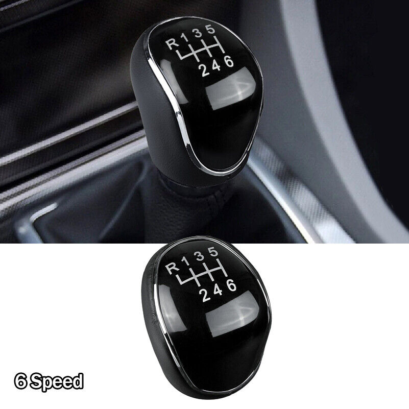 6 Speed Manual Gear Shift Lever Knob Handball Cover For Ford Focus C-MAX Transit