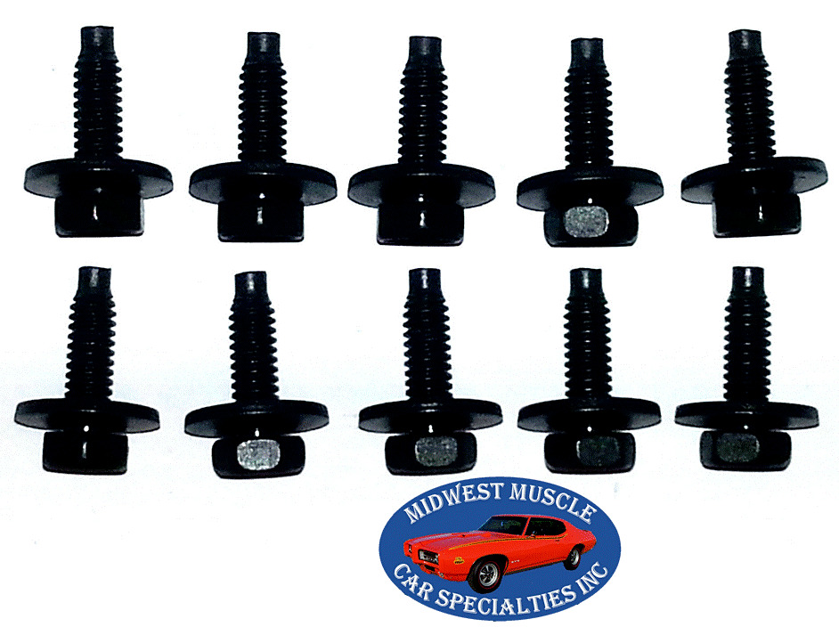 For Chrysler Dodge Plymouth Factory Correct 1/4-20 Bolts With Dog Point 10pc K