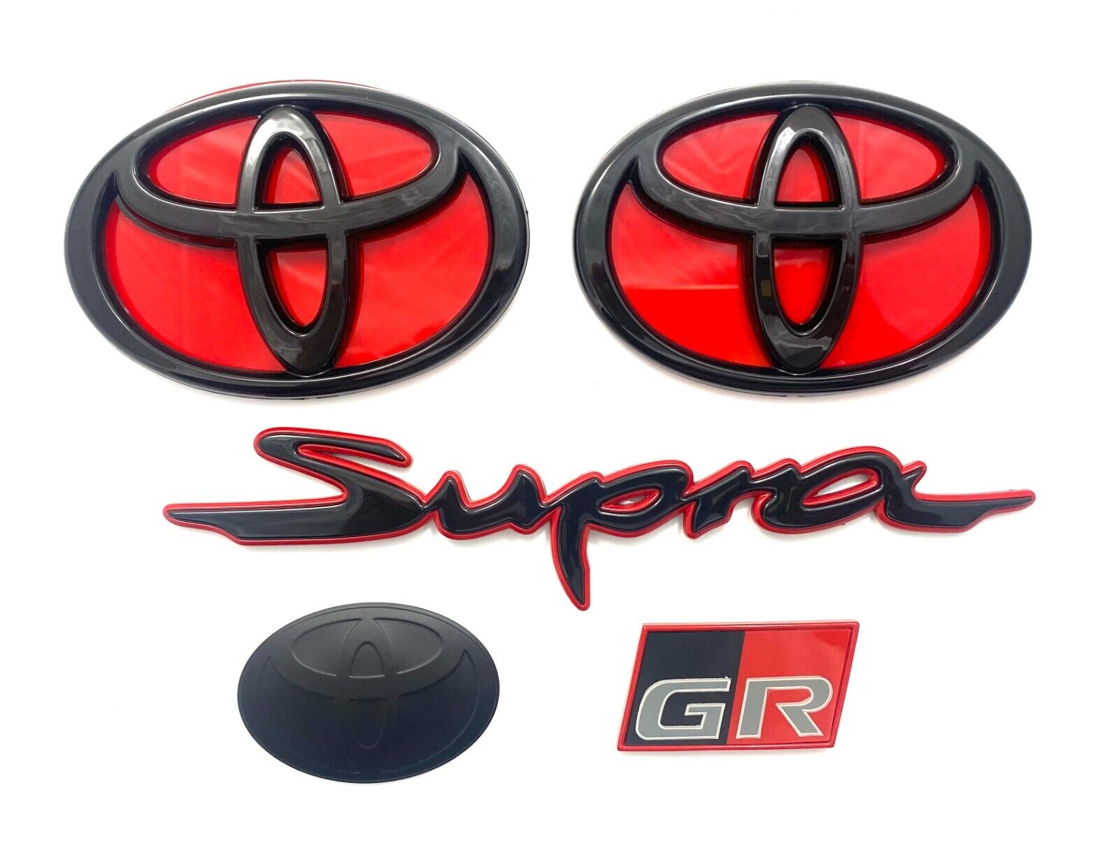 *NEW* RED EDITION ~SUPRA~ Emblem Badge Conversion Kit a90 / a91 MK5 2020-2024