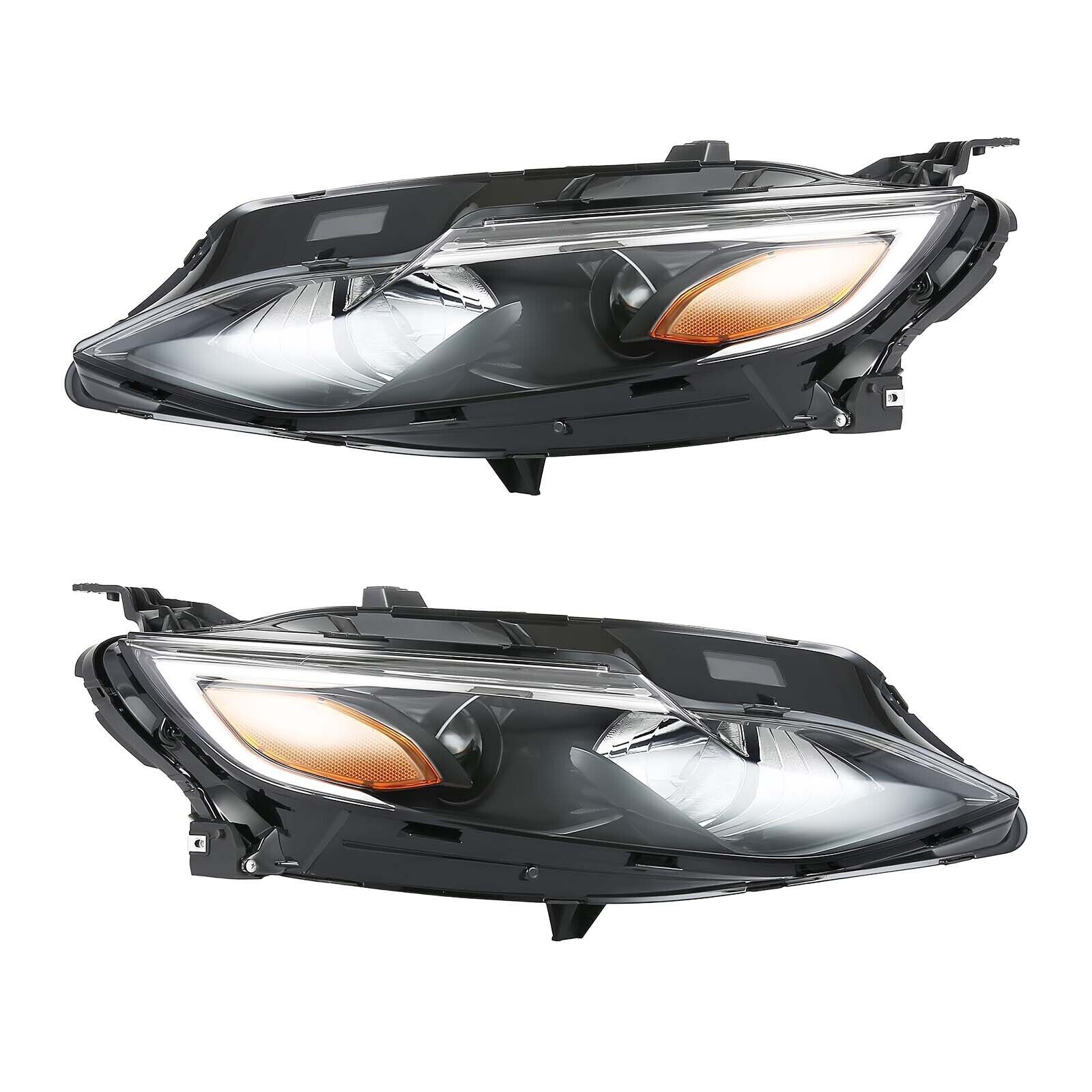 For 2019 2020 2021 Chevy Malibu Halogen Headlights Headlamps Assembly Left Right