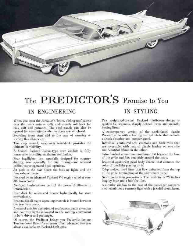 Packard Predictor 1956 - Presenting Packard\'s Creative Styling and Engineering P
