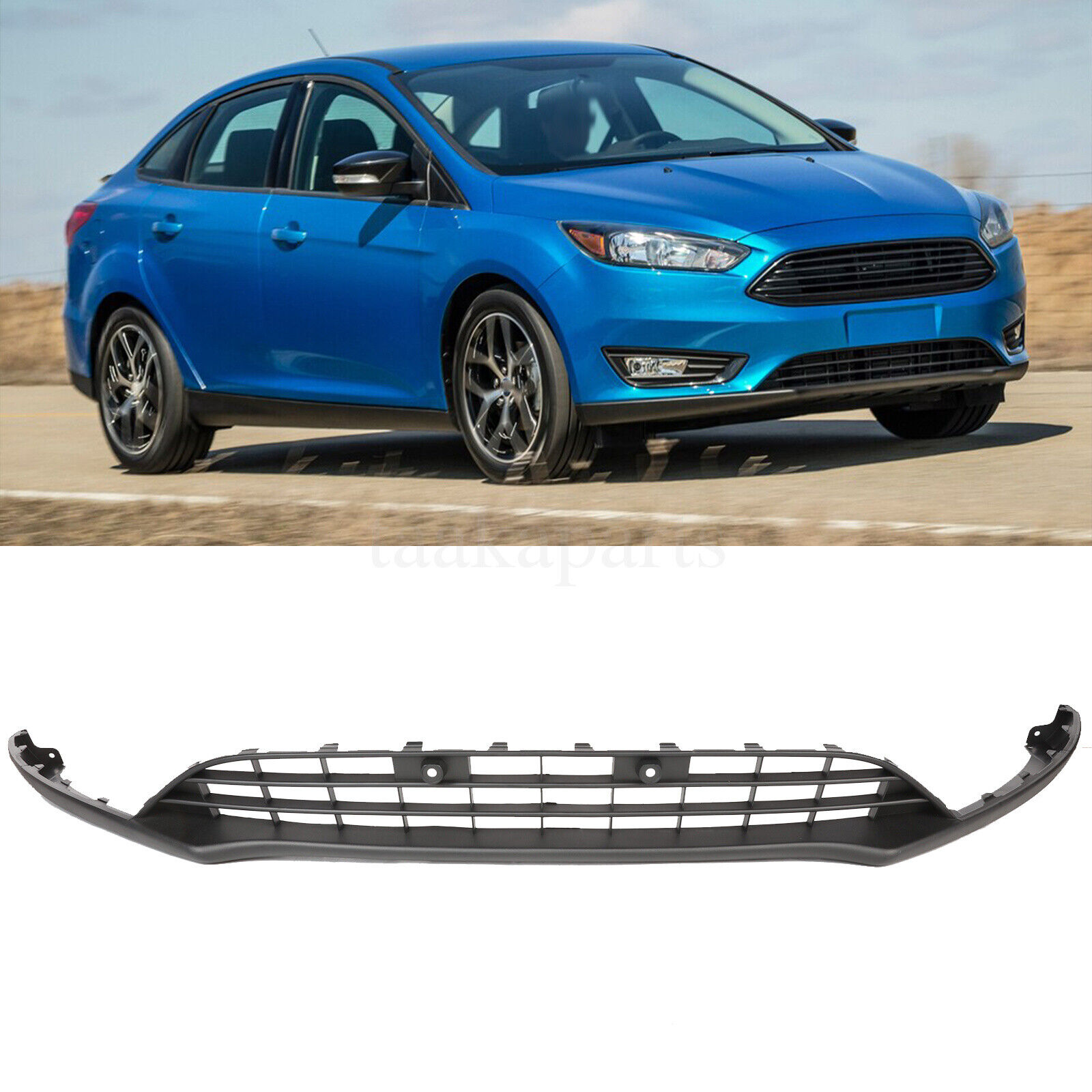For 2015-18 Ford Focus Front Bumper Lower Valance Panel Grille Grill F1EZ17626A