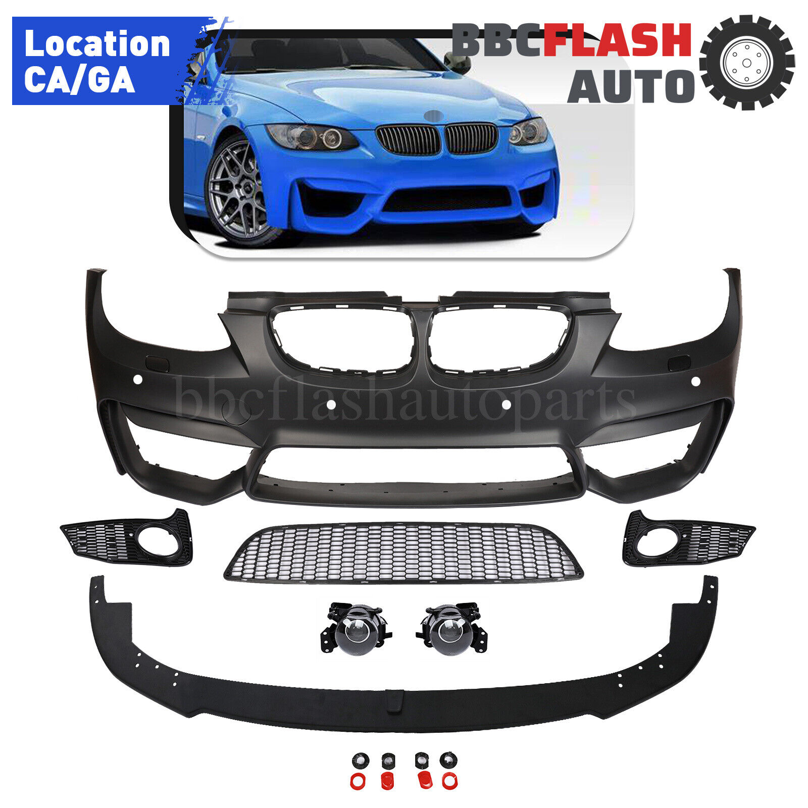 M4 Style Front Bumper Cover For BMW E92E93 328i 335i coupe convertible 2007-2010