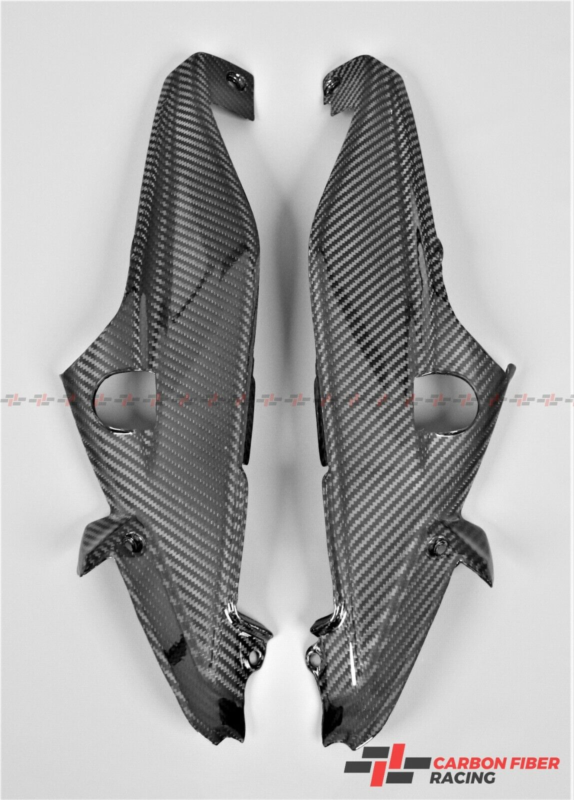 2019-2022 Ducati Hypermotard 950 Subframe Covers - 100% Carbon Fiber