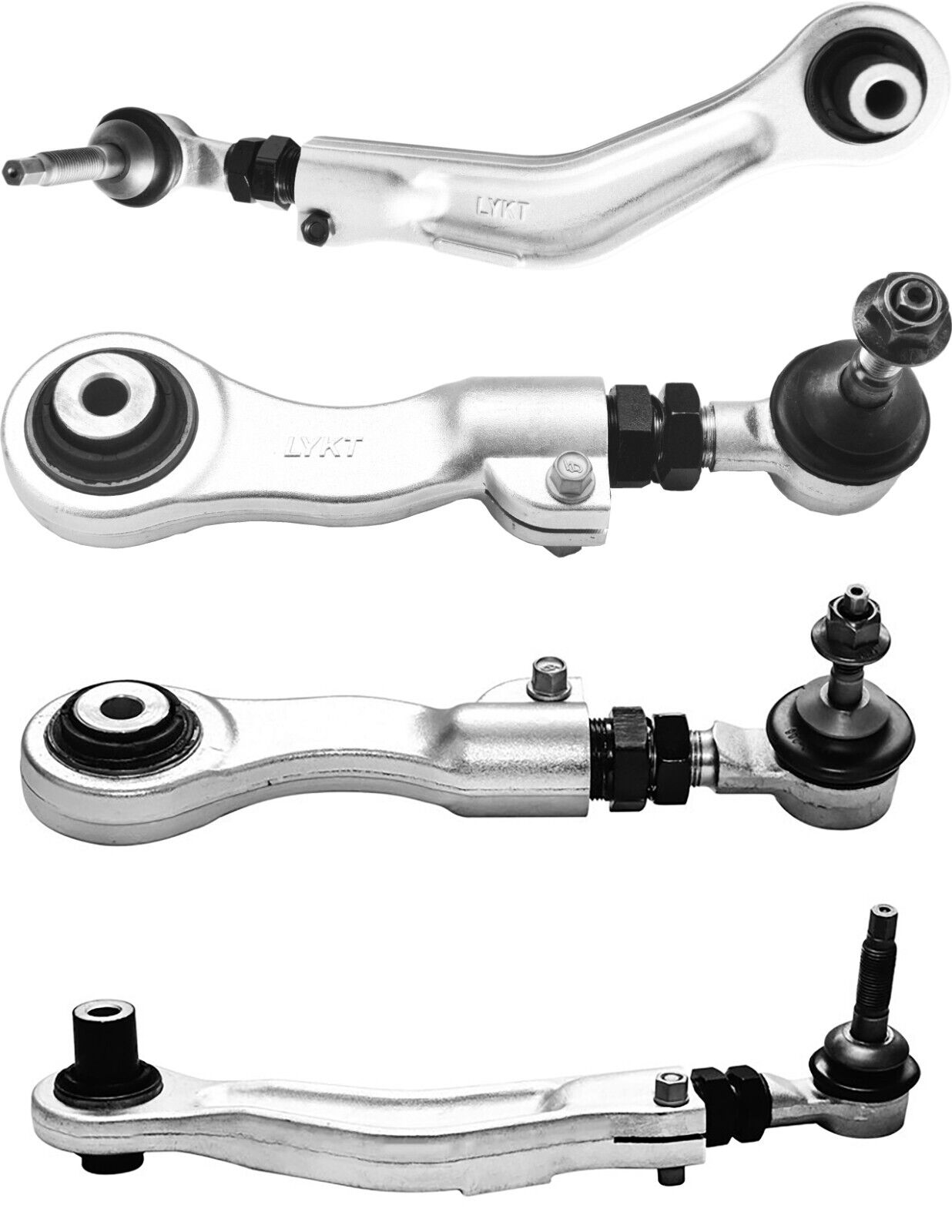 4pcs Adjustable Rear Camber &Toe Arm Kit For BMW525i-760i 、645Ci、650i、M5、M6、X5、Z