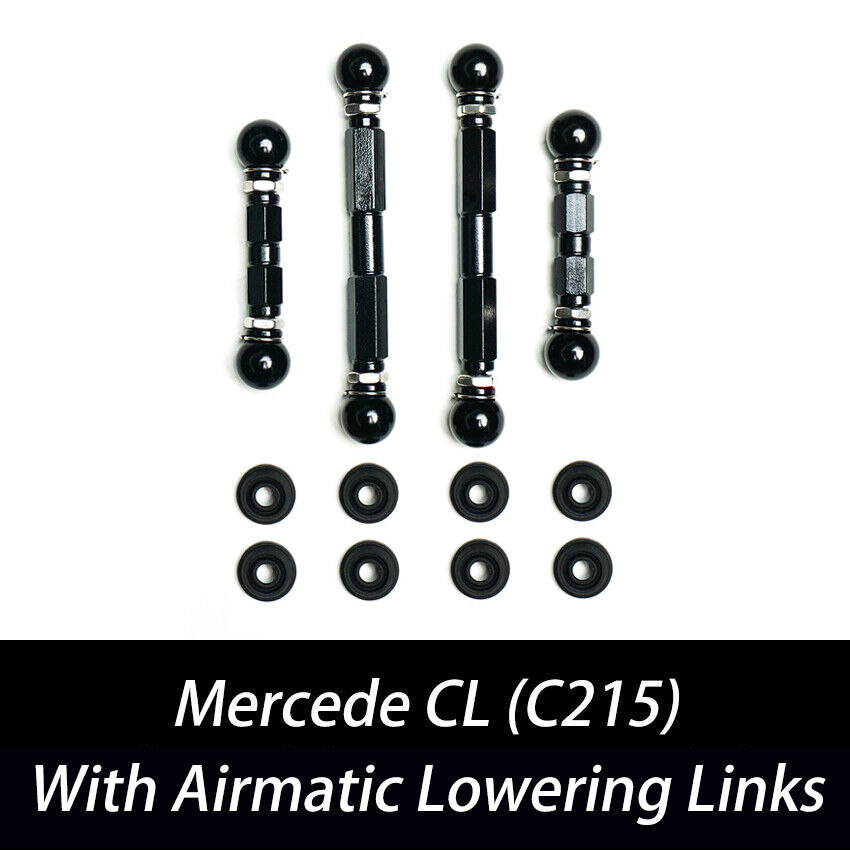 Adjustable Air Suspension Lowering Links for Mercedes Benz CL500 CL55 CL63 W215