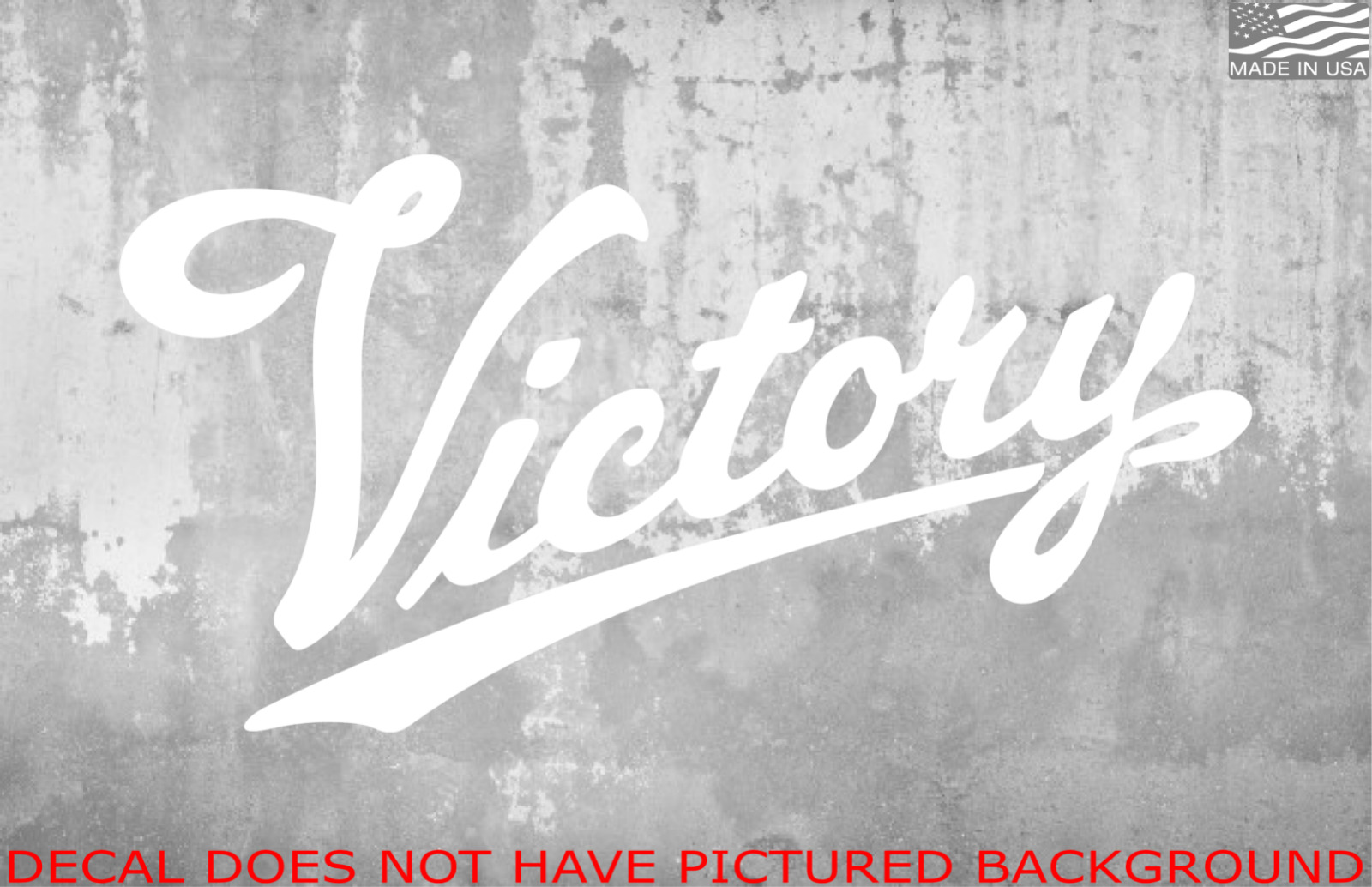 Victory Motorcycle Vinyl Decal Sticker